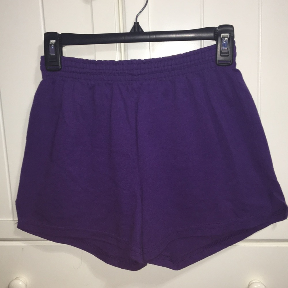 SOFFE Cheer/Athletic Shorts in Deep Purple